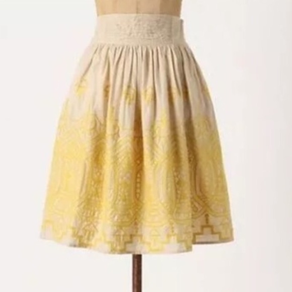 Anthropologie Dresses & Skirts - Anthropologie TINY SunStitched Embroidered Skirt